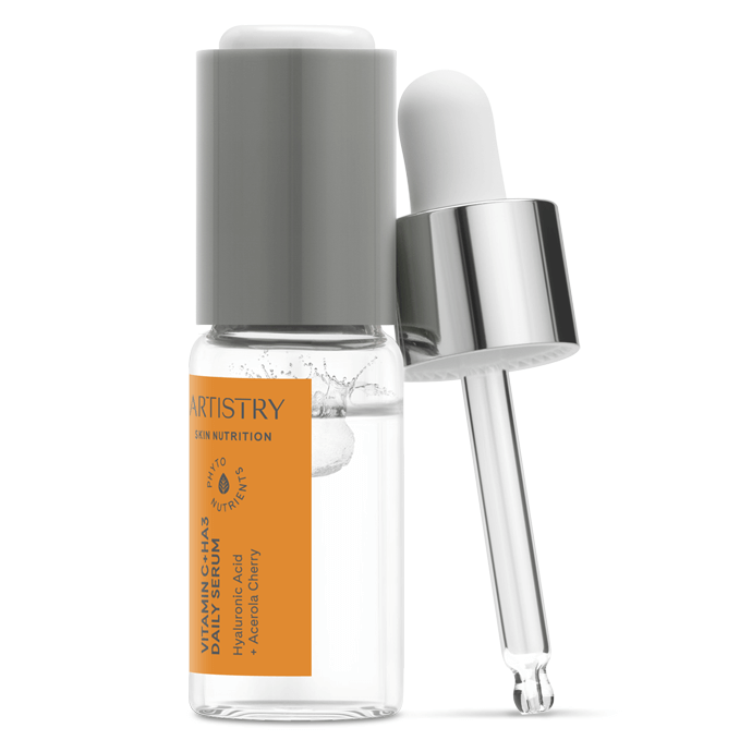 Artistry Skin Nutrition Vitamin C plus HA3 Daily Serum bottle with dropper