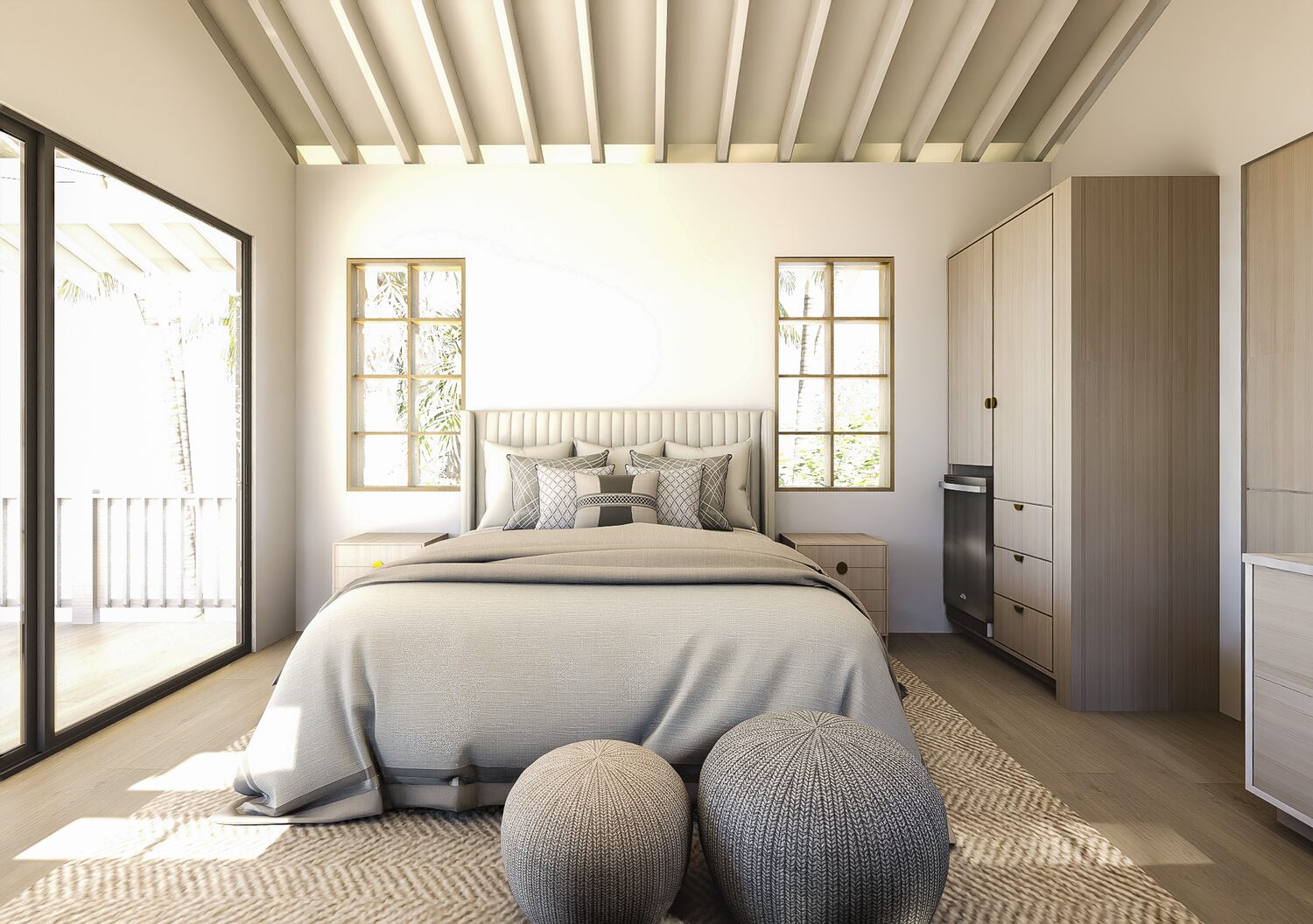 Rooftop guest suite